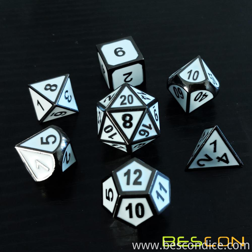 Polyhedral Metal Dice Set For Tabletop Game 11 Polyhedral Metal Dice Set For Tabletop Game 11